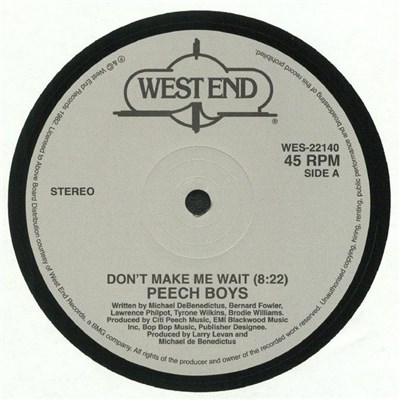 Peech Boys - Don't Make Me Wait download mp3 flac