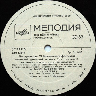 Various - По Страницам VI Московского Фестиваля Советской Джазовой Музыки (3-я Пластинка) download mp3 flac
