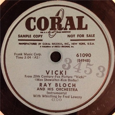 Ray Bloch And His Orchestra - Vicki / Donkey Tango download mp3 flac