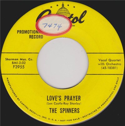 The Spinners - Love's Prayer / Goofin' download mp3 flac