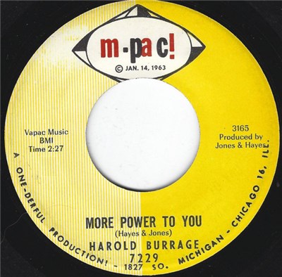 Harold Burrage - More Power To You download mp3 flac