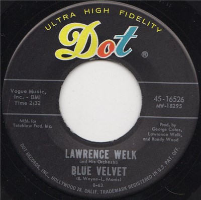 Lawrence Welk And His Orchestra - Blue Velvet / Fiesta download mp3 flac
