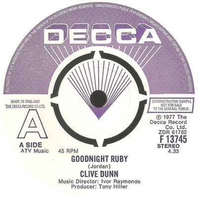 Clive Dunn - Goodnight Ruby download mp3 flac