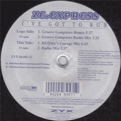 Ze. Express - I've Got To Run download mp3 flac