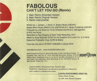 Fabolous - Can't Let You Go (Remix) download mp3 flac