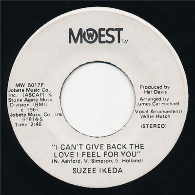 Suzee Ikeda - I Can't Give Back The Love I Feel For You download mp3 flac