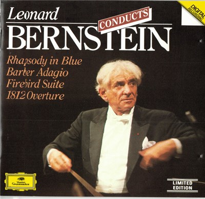 Leonard Bernstein, George Gershwin, Samuel Barber, Igor Strawinsky, Peter Tschaikowsky - Leonard Bernstein Conducts Rhasody In BLue, Barber Adagio, Firebird Suite, 1812 Overture download mp3 flac
