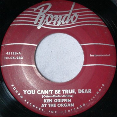 Ken Griffin At The Organ - You Can't Be True Dear / Cuckoo Waltz download mp3 flac