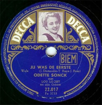 Odette Sonck met Lou Logist En Zijn Orkest - Jij Was De Eerste download mp3 flac