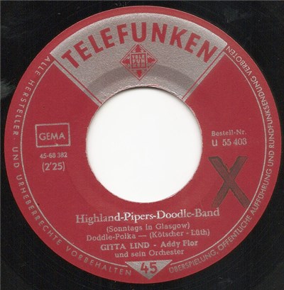 Gitta Lind - Highland-Pipers-Doodle-Band (Sonntags In Glasgow) download mp3 flac