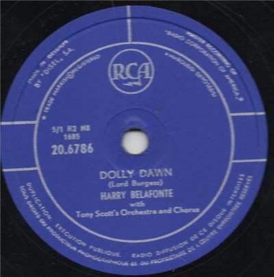 Harry Belafonte - Dolly Dawn / Will His Love Be Like His Rum download mp3 flac