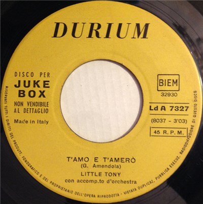 Little Tony - T'Amo E T'Amerò download mp3 flac