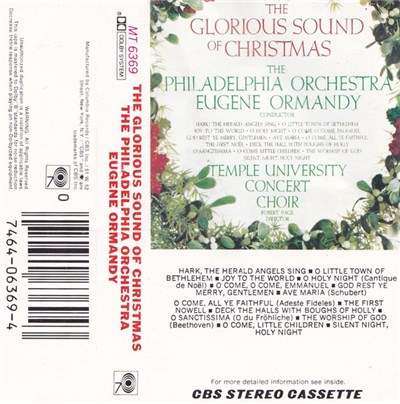 The Philadelphia Orchestra, The Temple University Concert Choir - The Glorious Sound Of Christmas download mp3 flac