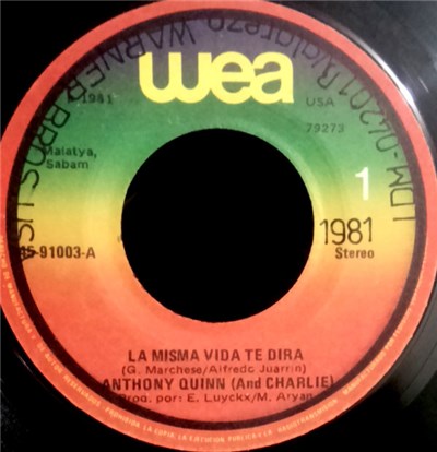 Anthony Quinn And Charlie - la Misma Vida Te Dira download mp3 flac