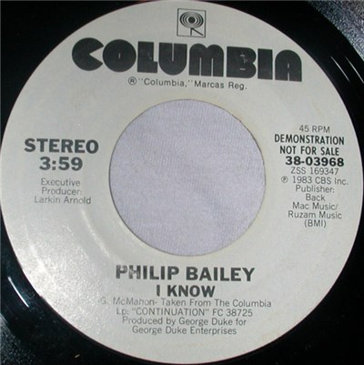 Philip Bailey - I Know download mp3 flac