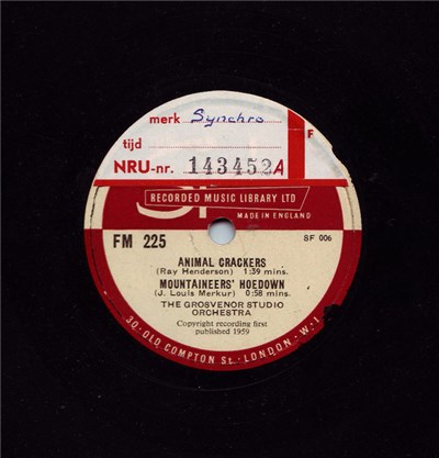 The Grosvenor Studio Orchestra - Animal Crackers - Mountaineers' Hoedown / On The Good Ship Lollipop download mp3 flac