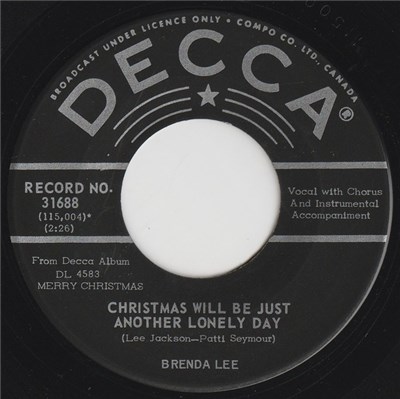 Brenda Lee - Christmas Will Be Just Another Lonely Day download mp3 flac