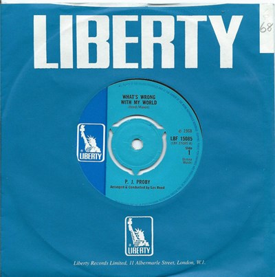 P.J. Proby - What's Wrong With My World download mp3 flac