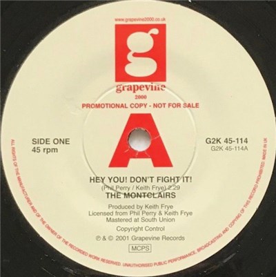 The Montclairs - Hey You! Don't Fight It! / Never Ending Love download mp3 flac