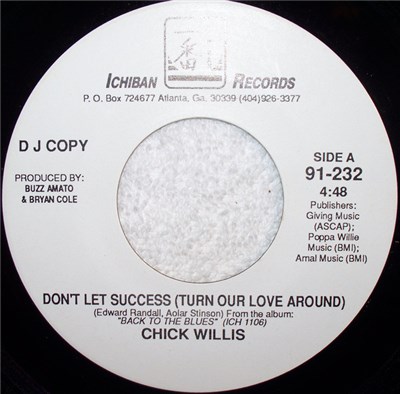 Chick Willis - Don't Let Success (Turn Our Love Around) download mp3 flac