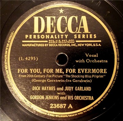 Dick Haymes And Judy Garland With Gordon Jenkins And His Orchestra - For You, For Me, For Evermore / Aren't You Kind Of Glad We Did? download mp3 flac