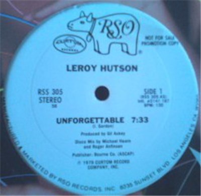 Leroy Hutson - Unforgettable download mp3 flac