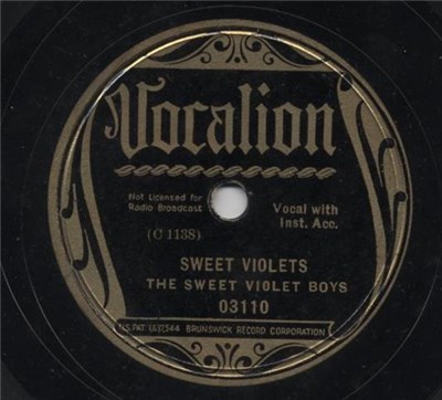 The Sweet Violet Boys - Sweet Violets / Put On Your Old Grey Bonnet download mp3 flac