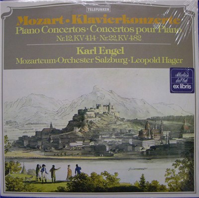 Mozart, Karl Engel, Mozarteum-Orchester Salzburg, Leopold Hager - Klavierkonzerte = Piano Concertos = Concertos Pour Piano • Nr. 12, KV 414 • Nr. 22, KV 482 download mp3 flac