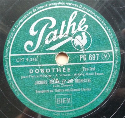 Jacques Hélian Et Son Orchestre - Dorothée / Jambalaya download mp3 flac