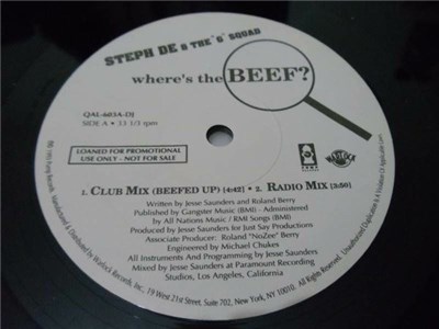 Steph De & The "G" Squad - Where's The Beef? download mp3 flac