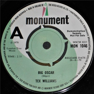 Tex Williams - Big Oscar download mp3 flac