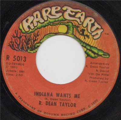 R. Dean Taylor - Indiana Wants Me / Love's Your Name download mp3 flac