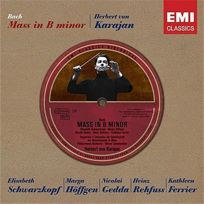 J. S. Bach / Elisabeth Schwarzkopf, Marga Höffgen, Nicolai Gedda, Heinz Rehfuss, Kathleen Ferrier, Wiener Singverein, The Philharmonia Orchestra, Herbert von Karajan - Mass In B Minor download mp3 flac