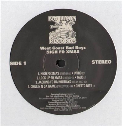 West Coast Bad Boyz - High Fo Xmas download mp3 flac