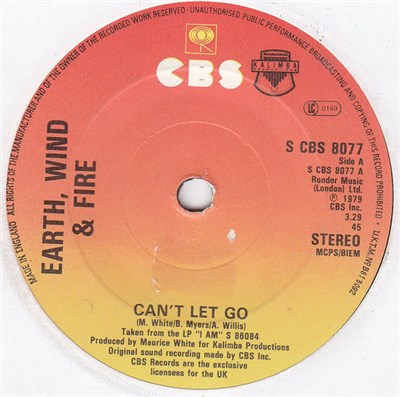 Earth, Wind & Fire - Can't Let Go download mp3 flac