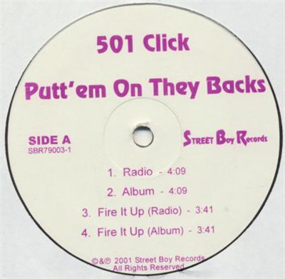 501 Click - Putt'em On They Backs download mp3 flac