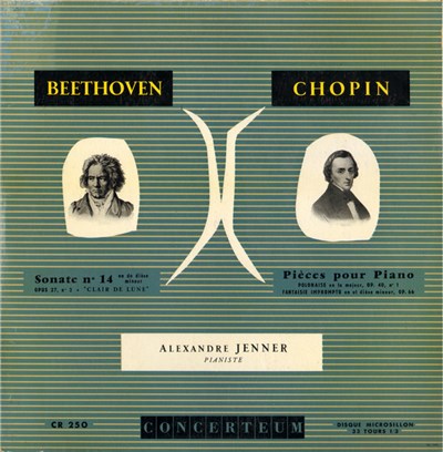 Beethoven / Chopin - Alexandre Jenner - Sonate No 14 En Ut Dièse "Clair De Lune" / Pièces Pour Piano download mp3 flac