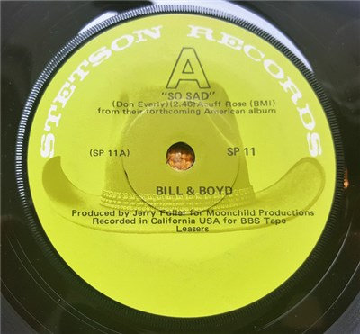 Bill And Boyd - So Sad download mp3 flac