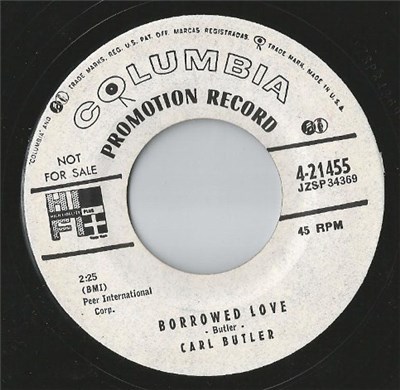 Carl Butler - Borrowed Love / It's My Sin download mp3 flac