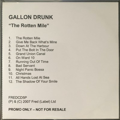Gallon Drunk - The Rotten Mile download mp3 flac