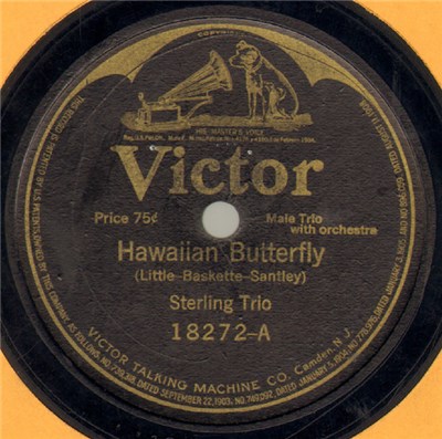 Sterling Trio / Peerless Quartet - Hawaiian Butterfly / When The Sun Goes Down In Dixie (And The Moon Begins To Rise) download mp3 flac