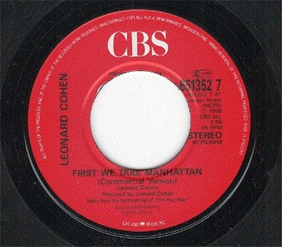 Leonard Cohen - First We Take Manhattan download mp3 flac