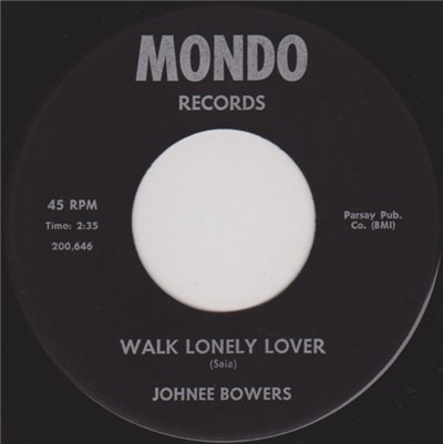 Johnee Bowers - Walk Lonely Lover / Alone download mp3 flac