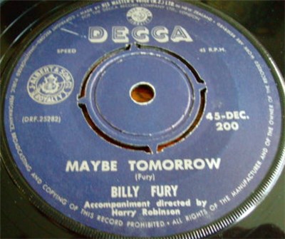 Billy Fury - Maybe Tomorrow / Gonna Type A Letter download mp3 flac
