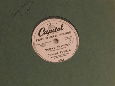 Connie Russell - You've Changed / That's What A Rainy Day Is For download mp3 flac