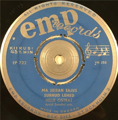 Hille Ostrat - Ma Seisan Sajus download mp3 flac