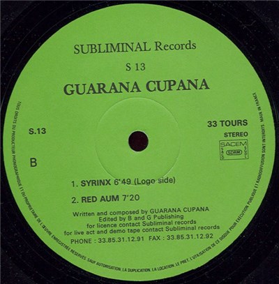 Guarana Cupana - Syrinx / Red Aum download mp3 flac