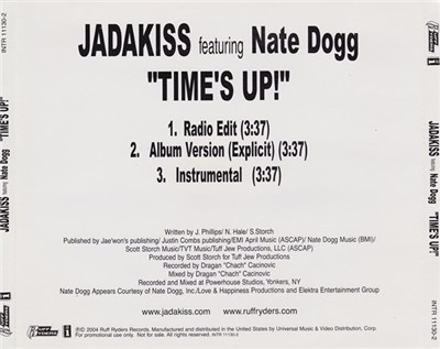 Jadakiss Featuring Nate Dogg - Time's Up! download mp3 flac
