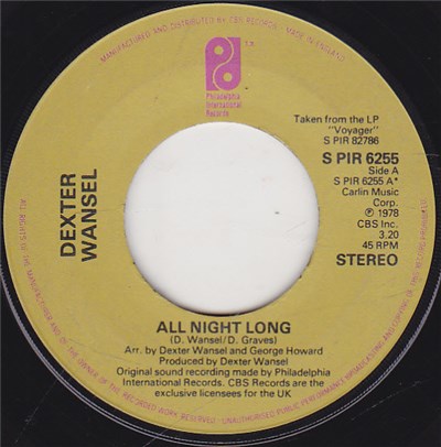 Dexter Wansel - All Night Long download mp3 flac