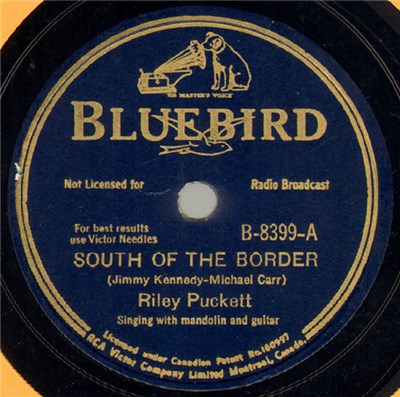 Riley Puckett - South Of The Border / Red Sails In The Sunset download mp3 flac